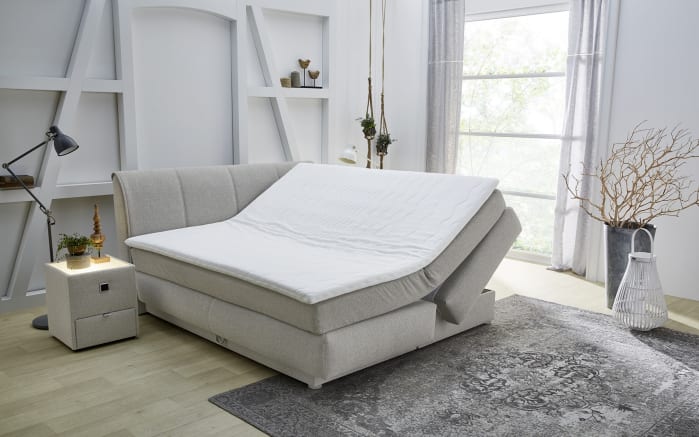 Boxspringbett Carla Mix, beige, 180 x 200 cm, Härtegrad medium und fest-02