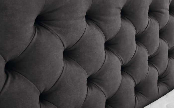 Boxspringbett Marilyn, anthrazit, 180 x 200 cm, inkl. Topper-03