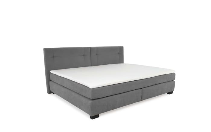 Boxspringbett Family, dunkelgrau, 240 x 200 cm-01