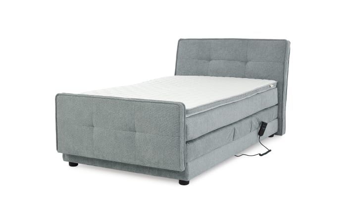 Boxspringbett Paloma 120, grau, 120 x 200 cm, inkl. motorischer Verstellung-04
