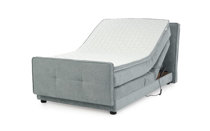 Boxspringbett Paloma 120, grau, 120 x 200 cm, inkl. motorischer Verstellung-05