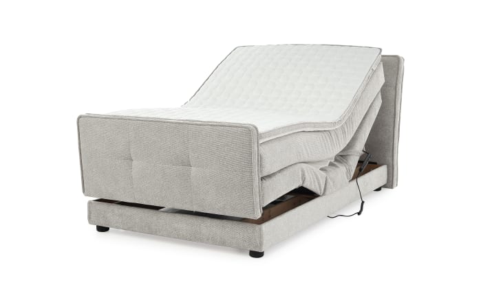 Boxspringbett Paloma 120, hellgrau, 120 x 200 cm, inkl. motorischer Verstellung-05