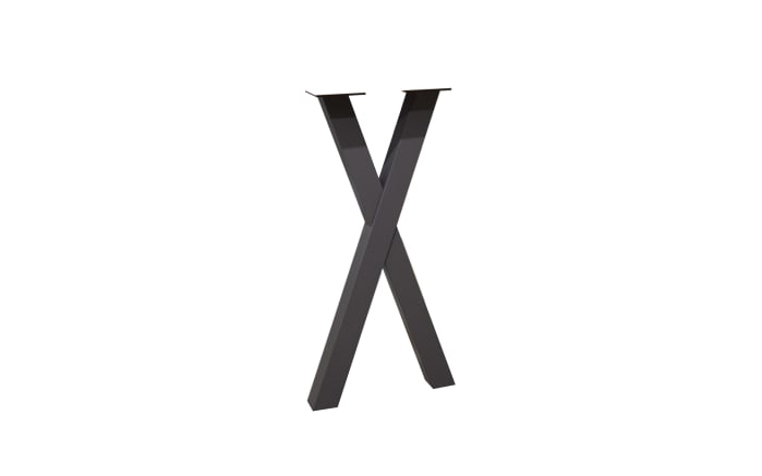 Gestell für Tischplatte Tetrix, anthrazit, 50 x 101 cm -01