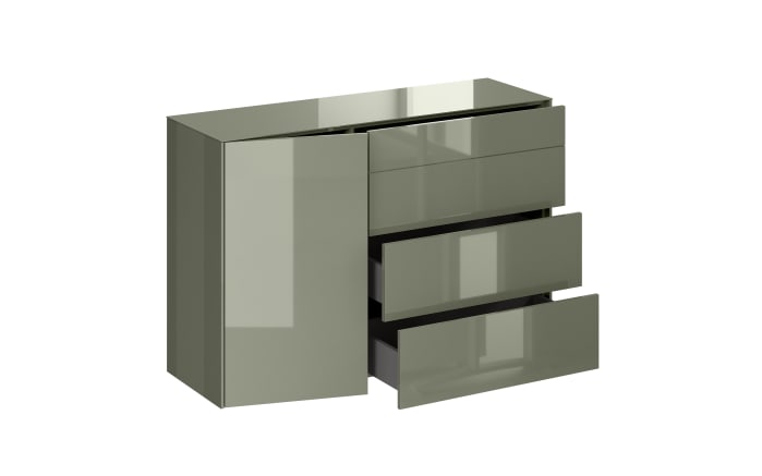 Kommode Colors, olivgrün, inkl. Push-to-Open Funktion-03