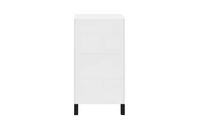 Kommode Colors, weiß, inkl. Push-to-Open Funktion