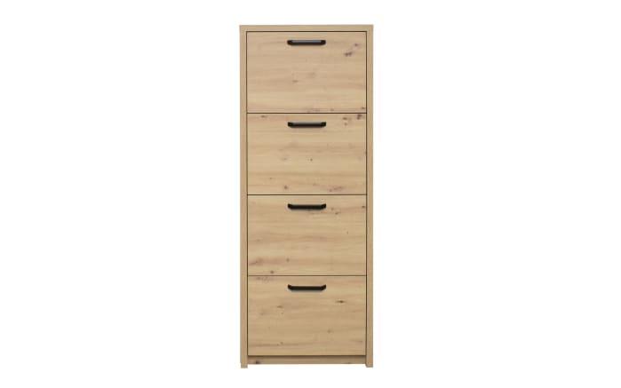 Schuhkipper Klapp, Asteiche-Nachbildung, 64 x 169 cm -02