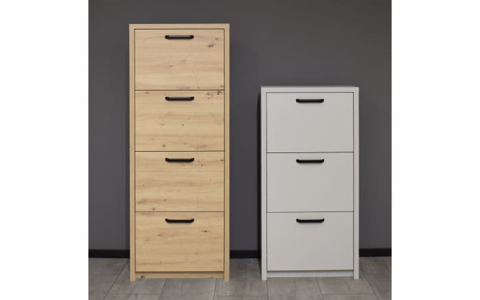 Schuhkipper Klapp, Asteiche-Nachbildung, 64 x 169 cm -05