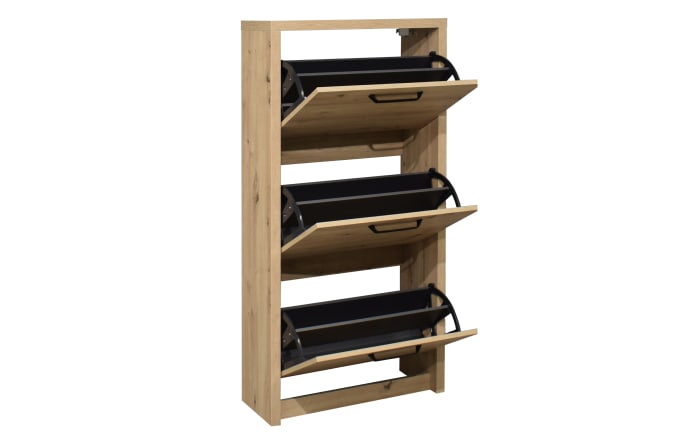 Schuhkipper Klapp, Asteiche-Nachbildung, 64 x 129 cm-04