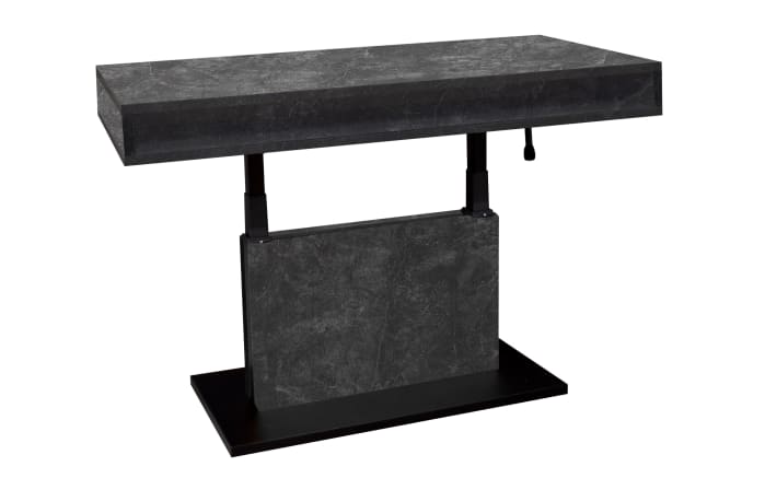 Couchtisch Lift, Keramik grau Nachbildung, inkl. Höhenverstellung-02