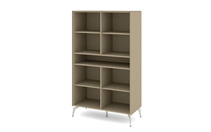 Highboard Reno, taupe/Edelstahl-Nachbildung-04