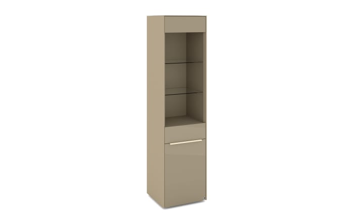 Standvitrine Reno, taupe/kaschmir-03