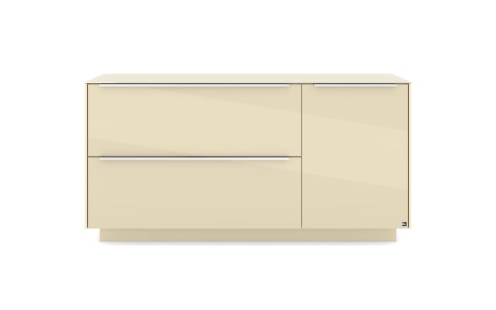 Lowboard Reno, kaschmir/Edelstahl-Nachbildung-03