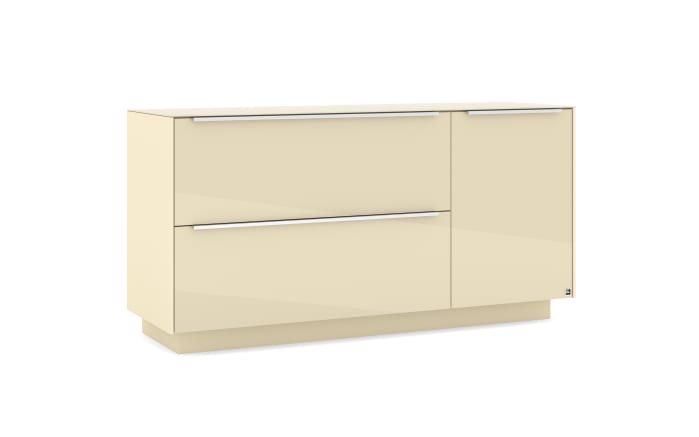 Lowboard Reno, kaschmir/Edelstahl-Nachbildung-02