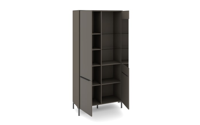 Vitrinenschrank Reno, anthrazit/graphit-04
