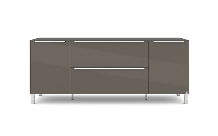 Lowboard Reno, anthrazit/Edelstahl-Nachbildung-02