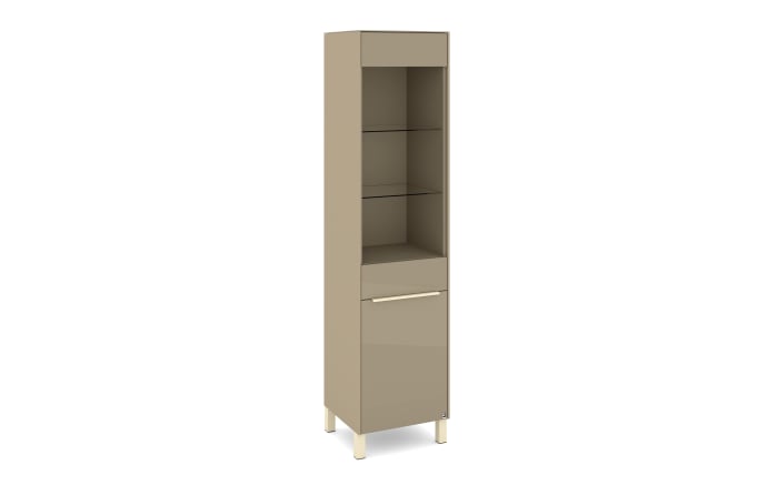 Standvitrine Reno, taupe/kaschmir-02