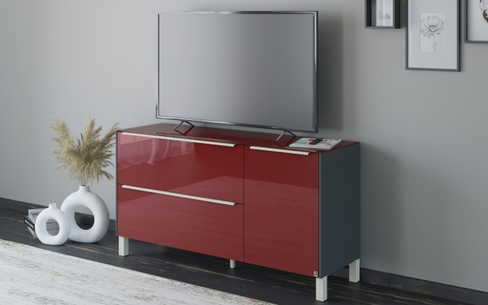 Lowboard Reno, bordeauxrot/kaschmir-09