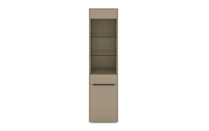 Standvitrine Reno, taupe/graphit-02