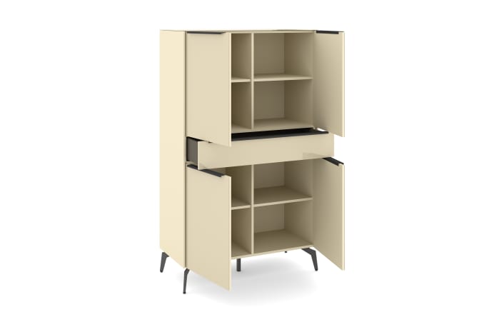 Highboard Reno, kaschmir/graphit-08