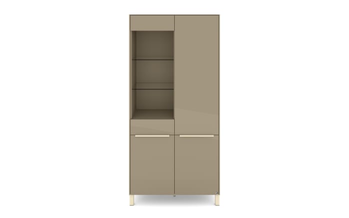 Vitrinenschrank Reno, taupe/kaschmir-02