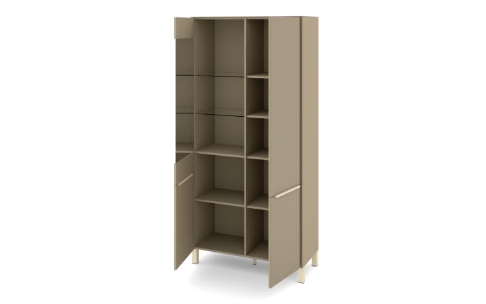 Vitrinenschrank Reno, taupe/kaschmir-07