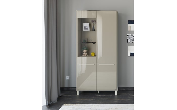 Vitrinenschrank Reno, taupe/kaschmir-09