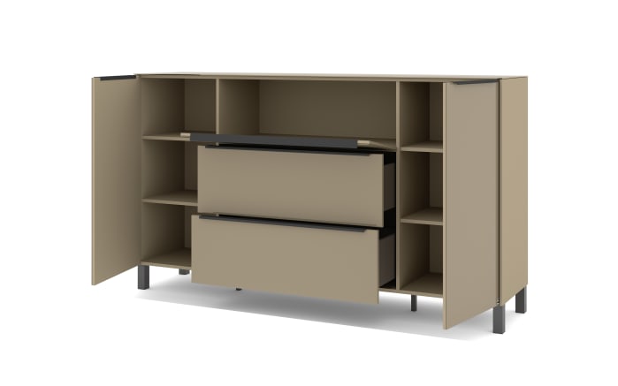 Kommode Reno, taupe/graphit-07