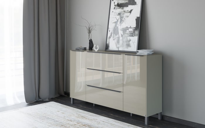 Kommode Reno, taupe/graphit-09