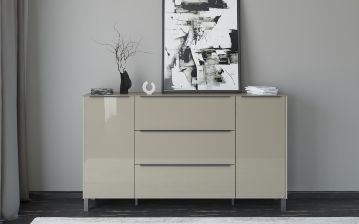 Kommode Reno, taupe/graphit-10