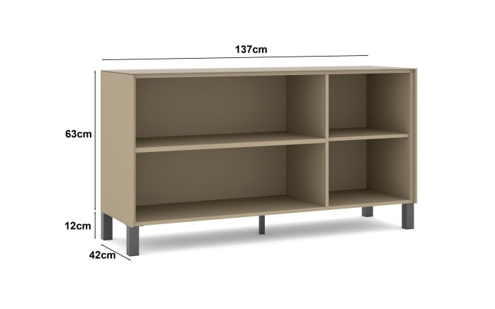 Lowboard Reno, taupe/graphit-05