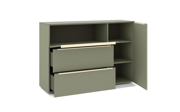Kommode Reno, olivgrün/kaschmir-08
