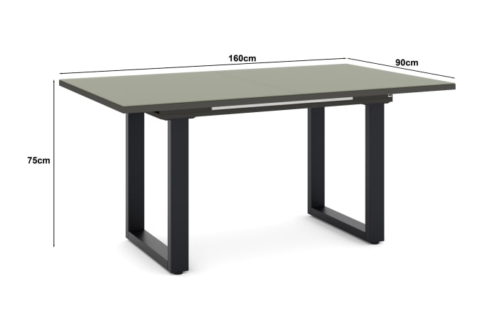 Esstisch Reno, olivgrün-05