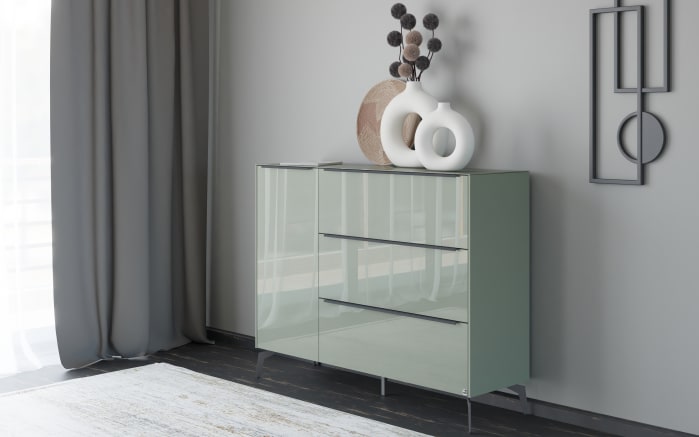 Kommode Reno, olivgrün/graphit-10