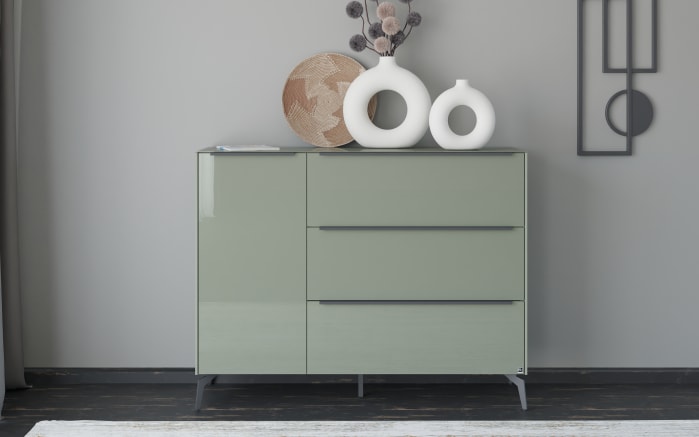 Kommode Reno, olivgrün/graphit-11