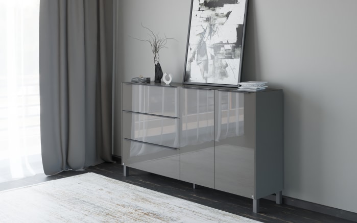 Kommode Reno, anthrazit/graphit-09