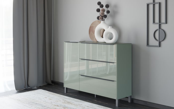 Kommode Reno, olivgrün/graphit-10