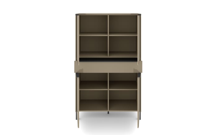 Highboard Reno, taupe/graphit-09