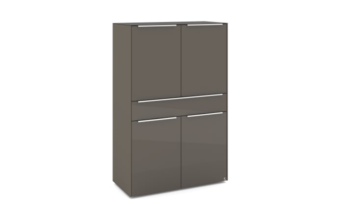Highboard Reno, anthrazit/Edelstahl-Nachbildung-03