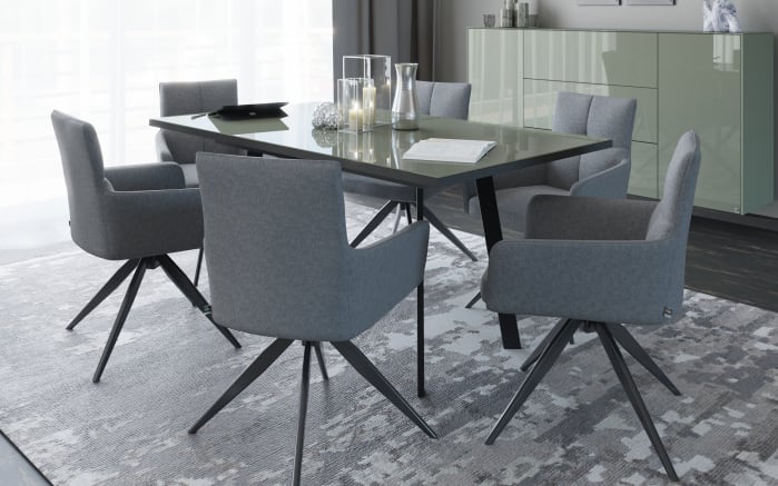 Esstisch Reno, olivgrün/schwarz-02