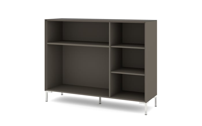 Kommode Reno, anthrazit/Edelstahl-Nachbildung-05