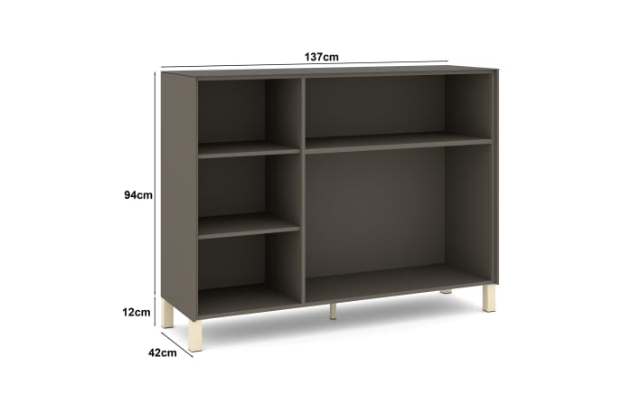 Kommode Reno, anthrazit/kaschmir-04