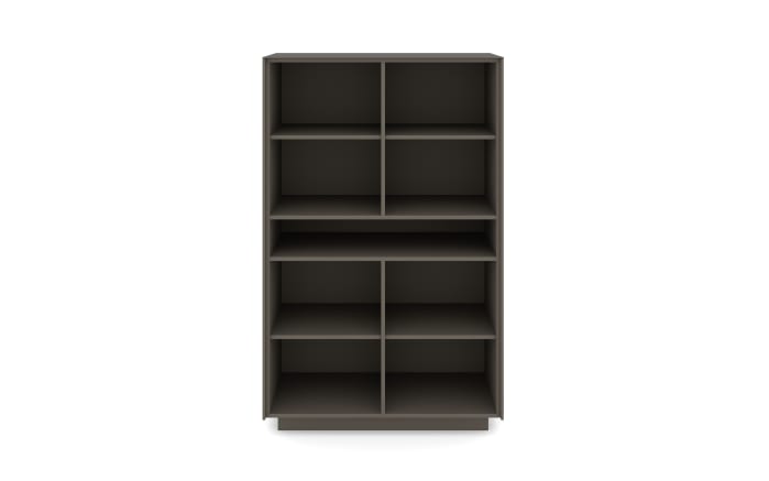 Highboard Reno, anthrazit/Edelstahl-Nachbildung-06