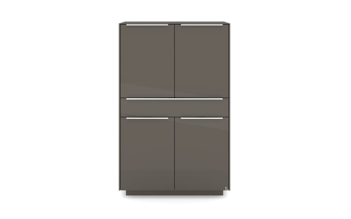 Highboard Reno, anthrazit/Edelstahl-Nachbildung-02