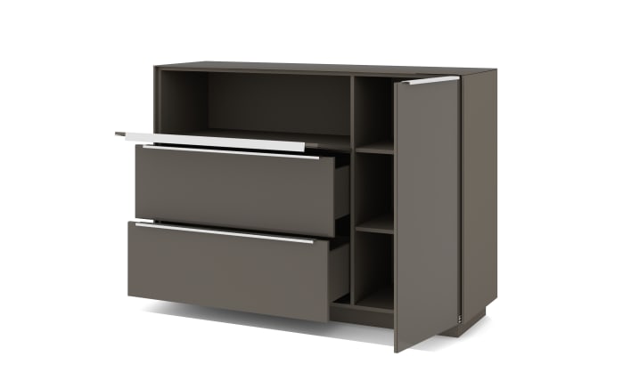 Kommode Reno, anthrazit/Edelstahl-Nachbildung-06