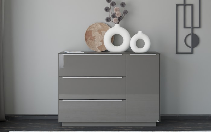 Kommode Reno, anthrazit/Edelstahl-Nachbildung-10