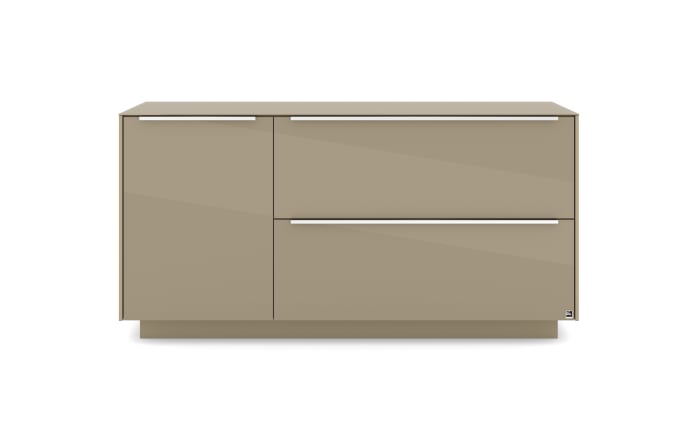 Lowboard Reno, taupe/Edelstahl-Nachbildung-03