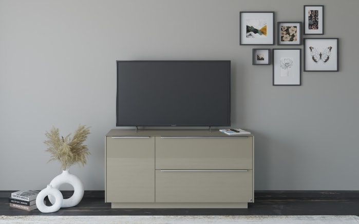 Lowboard Reno, taupe/Edelstahl-Nachbildung-09