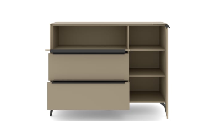 Kommode Reno, taupe/graphit-09