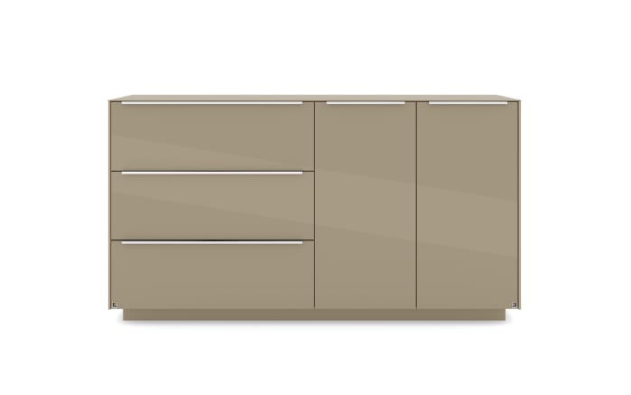 Kommode Reno, taupe/Edelstahl-Nachbildung-02