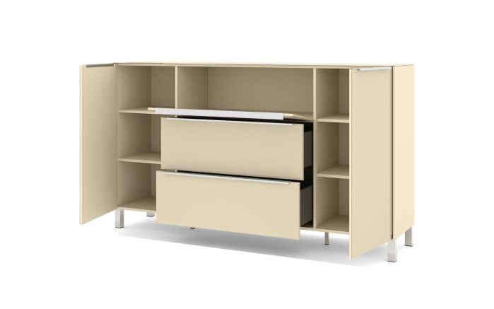 Kommode Reno, kaschmir/Edelstahl-07